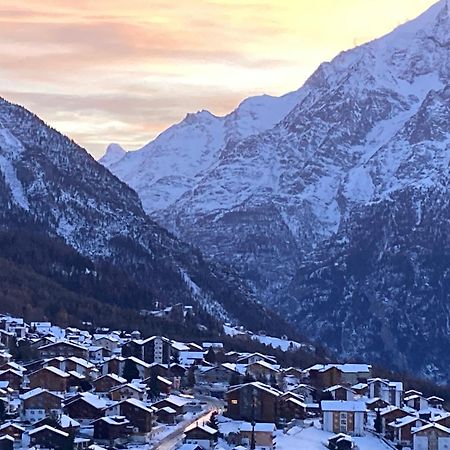 Apartmán Haus Dorfblick Grächen Exteriér fotografie