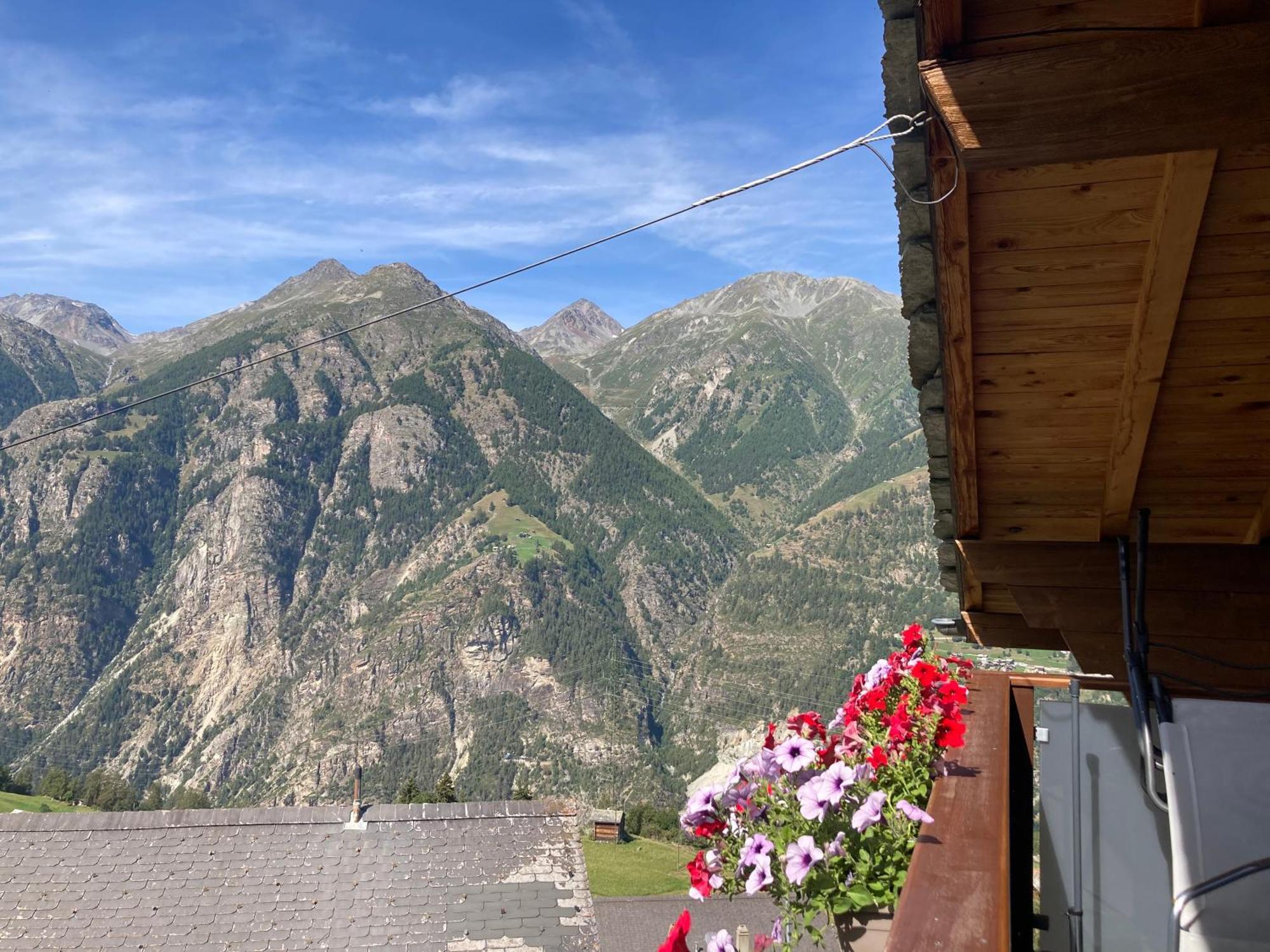 Apartmán Haus Dorfblick Grächen Exteriér fotografie