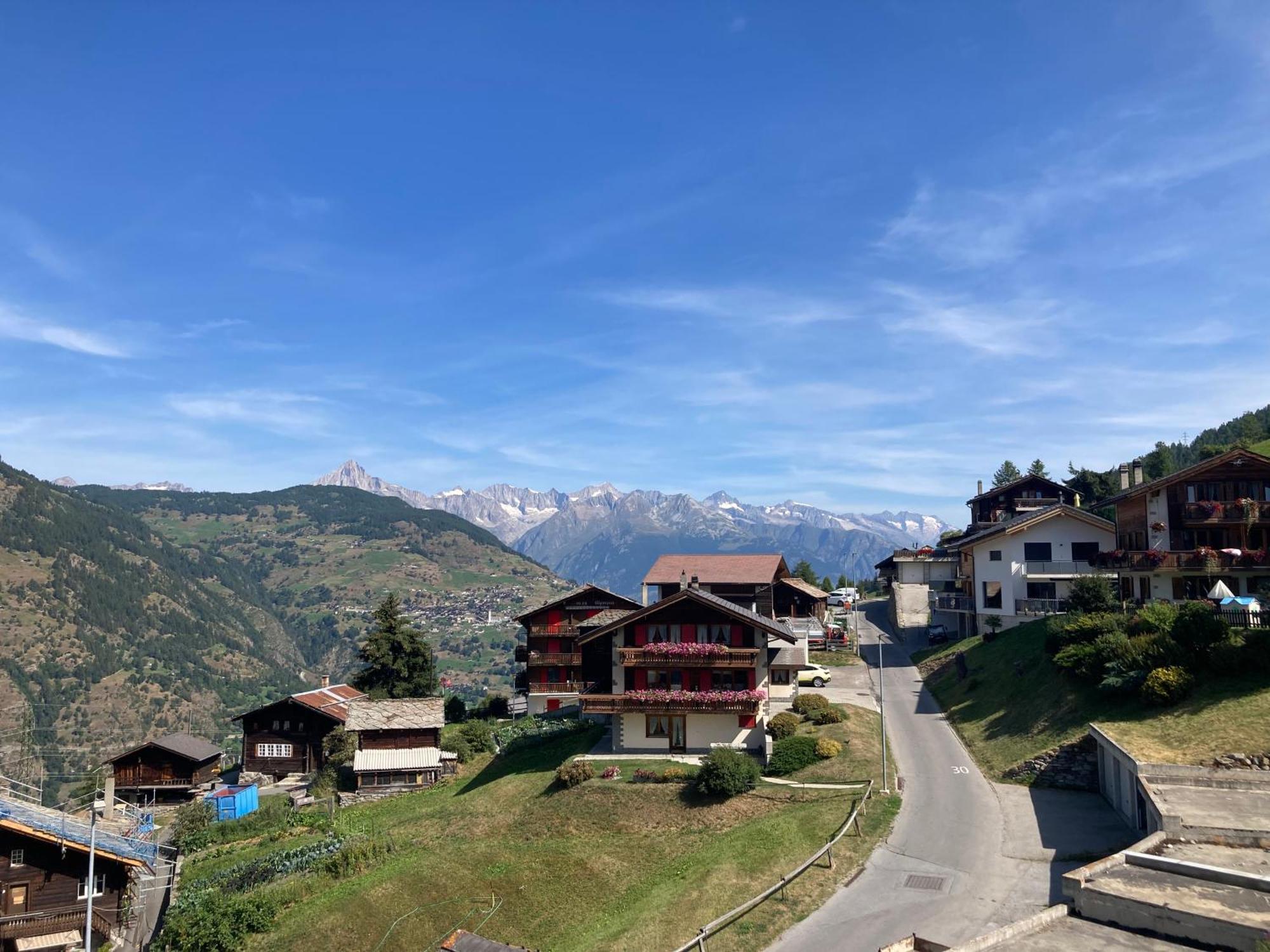Apartmán Haus Dorfblick Grächen Exteriér fotografie